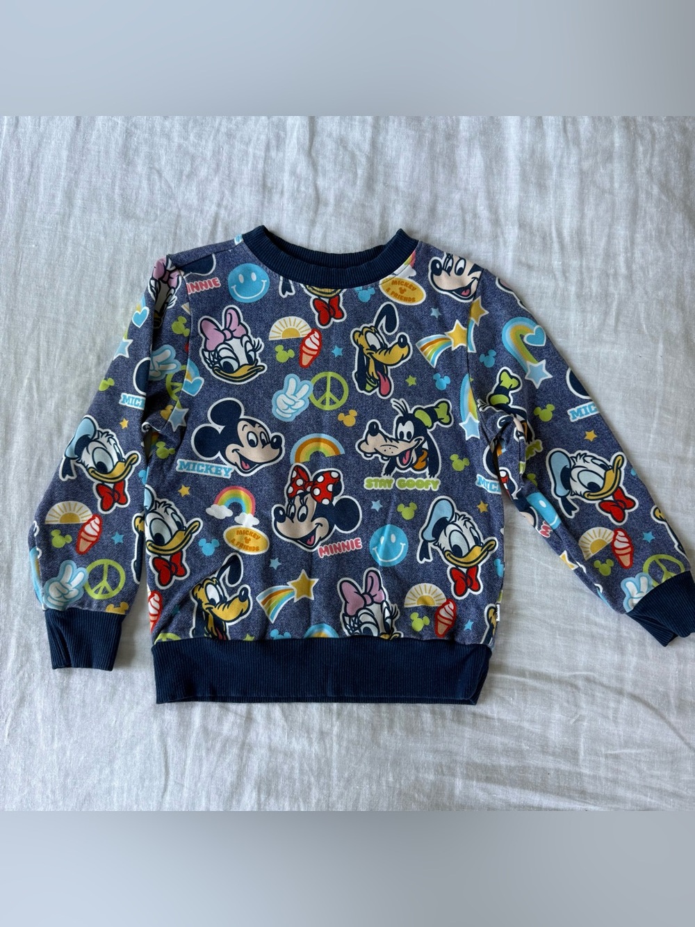 Little Sleepies Bamboo Play Collection Mickey’s Clubhouse Crewneck Size 3T